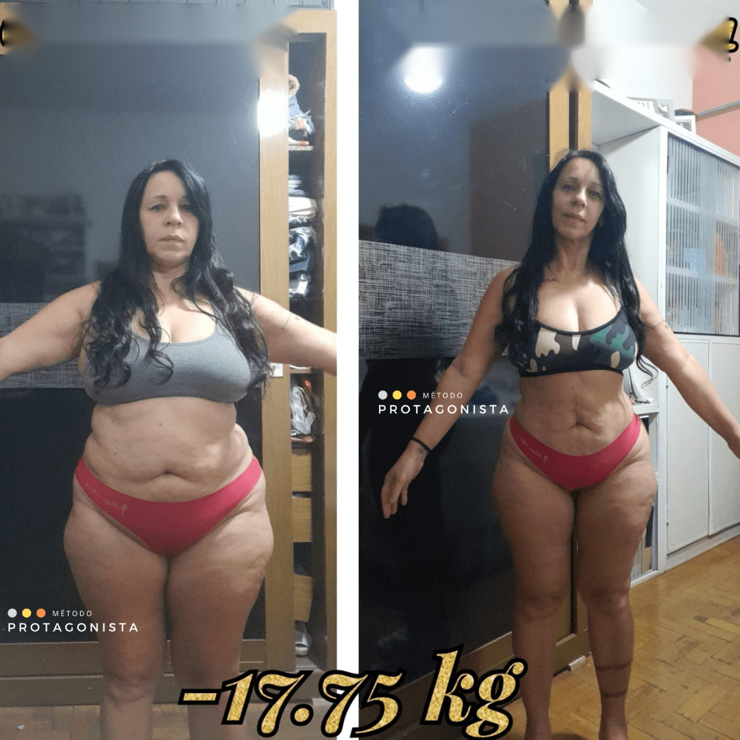Luciene — antes e depois