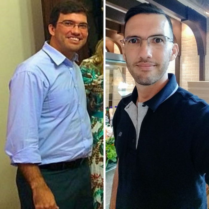 João — antes e depois